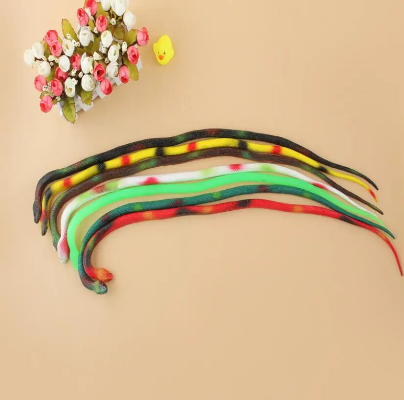 Реалистичная мягкая резинка для Хэллоуина искусственная змея игрушка садовый