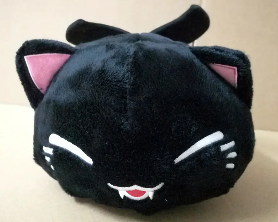 28 мультяшных фигурок кошки Nemuneko, серия вампира и ангела, Спящая кошка, мягкие плюшевые игрушки, Kawaii Maneki Neko, подушка, плюшевые игрушки