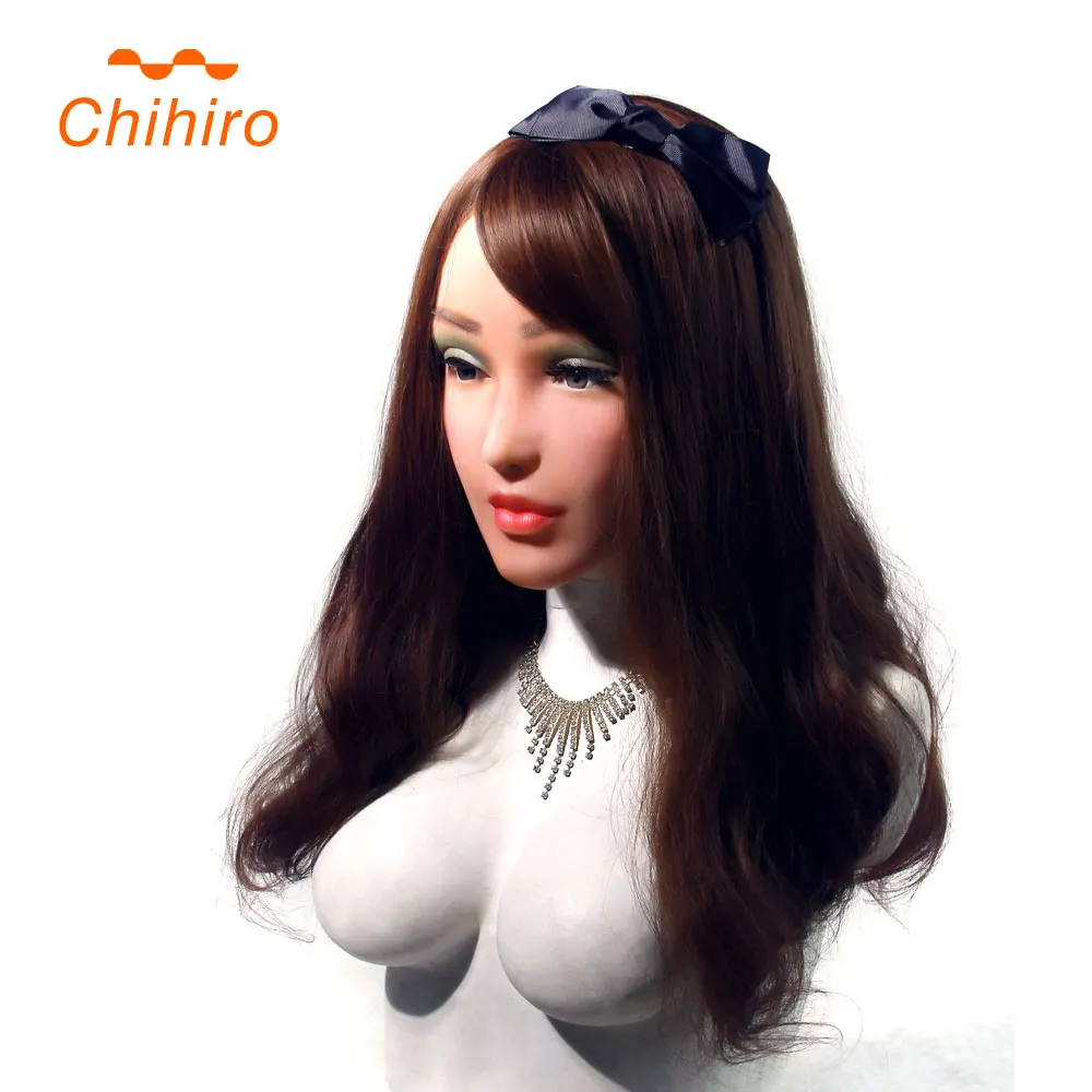 Chihiro лицо ангела силиконовая Реалистичная Женская кожа для Хэллоуина танцев