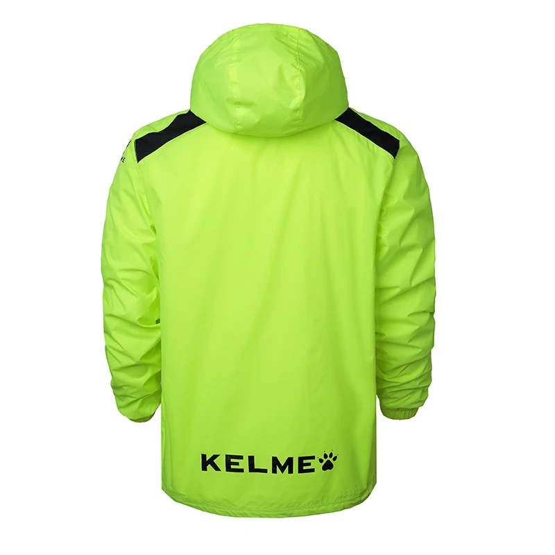 KELME, Спортивная Мужская Детская футбольная майка, куртка для бега, тренировочная куртка для упражнений, ветрозащитная одежда, пальто K15S605