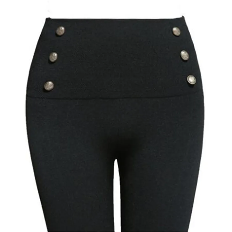 button 3 S-3XL, штаны для йоги с высокой талией, женские, пуш-ап, бедра, сексуальные, Calzas Mujer, черные, бесшовные, эластичные, тонкие, для бега, женские спортивные штаны - Цвет: button 3