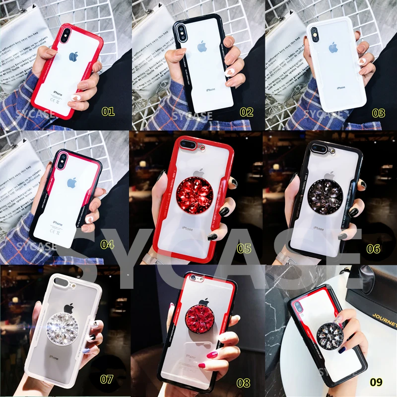 Sycase акриловая задная сторона TPU рамки Гибридный кольца чехол для телефона OPPO A39 A57
