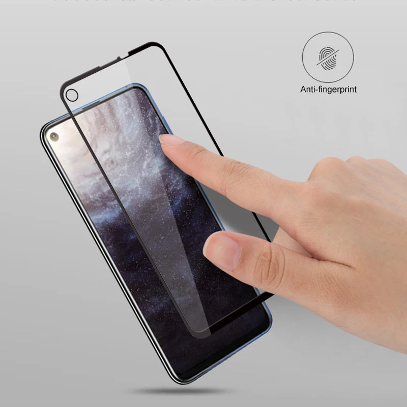 Закаленное 3D стекло с полным покрытием для Samsung Galaxy A8S защитная пленка экрана