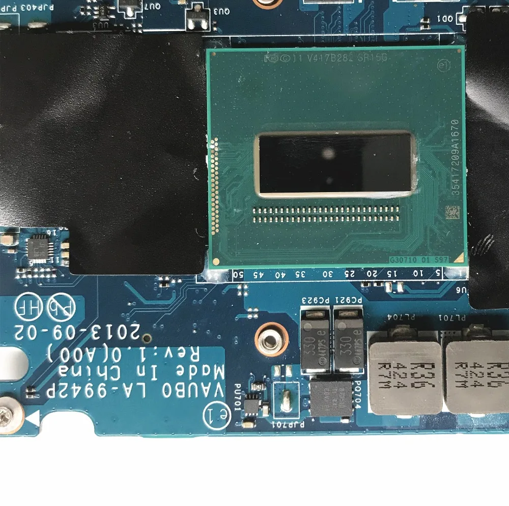 Высокое качество для DELL XPS 15 9530 Материнская плата ноутбука VAUB0 LA-9942P с SR15G i5-4200H Процессор DDR3L мб тестирование Быстрая