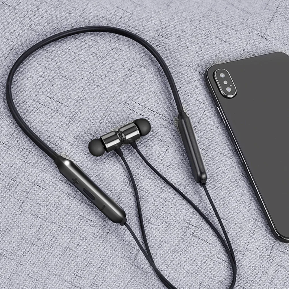 SOONHUA Магнитная Беспроводной Bluetooth наушники супер бас спортивные устойчивое