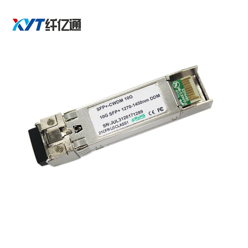 

Оптоволоконный модуль приемопередатчика SFP 1450 нм 1470 нм 10 г + CWDM-XX-10 CWDM SFP + 10 км по заводской цене