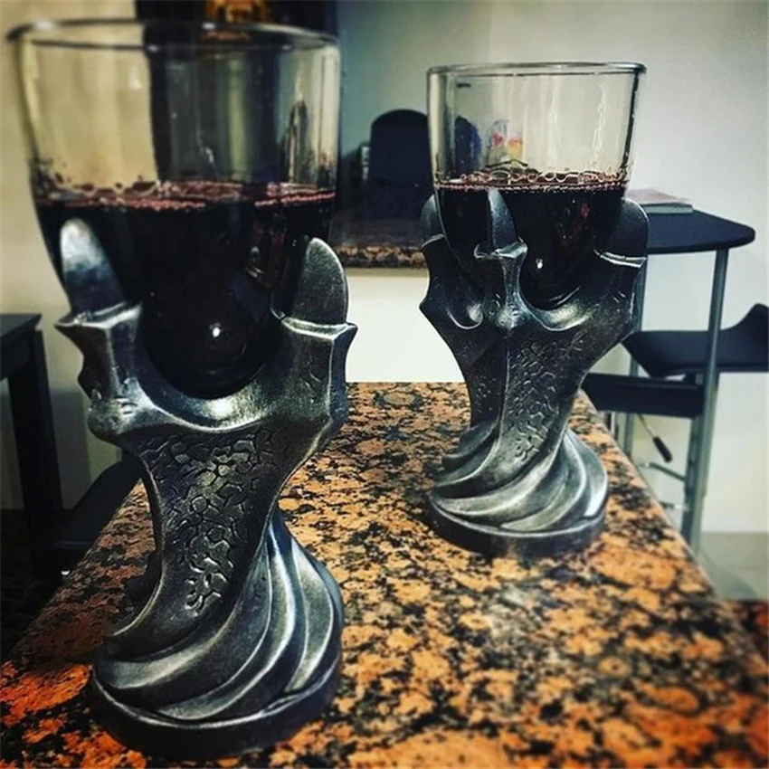 Бокал с когтями дракона креативный 3D бокал в средневековом стиле готический
