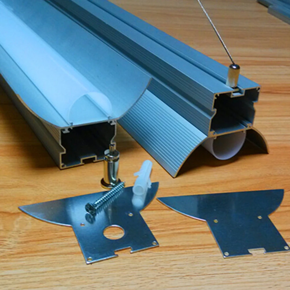 10 м (10 шт.) в партии 1 за штуку анодированный алюминиевый профиль экструзии для