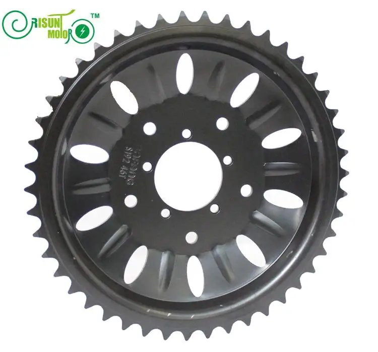 RisunMotor Exclusive BAFANG Cycling Crankset 46T Chain Wheel Bicycle For 48V 1000W BBSHD or BBS03 Center Mid Drive Motor Kits | Спорт и