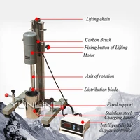 high speed disperser homogenizer mixer 25kg laboratory use dispersinghomogenizing machine fs 400d