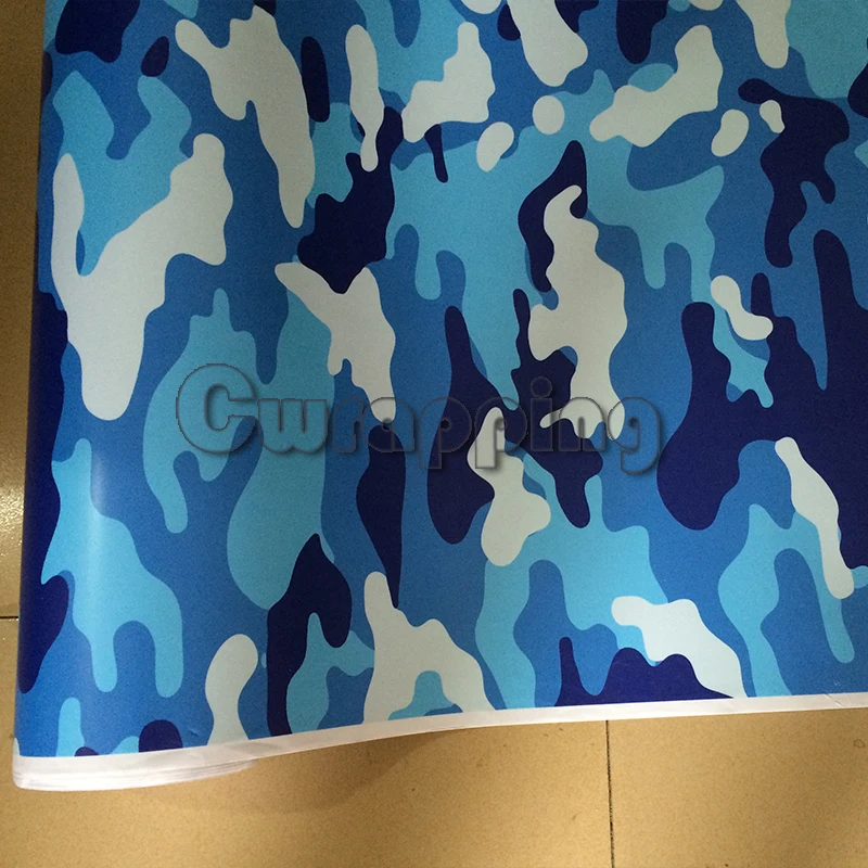 Синий Джамбо темно синий камуфляж мотоцикл оберточная виниловая клейкая машина