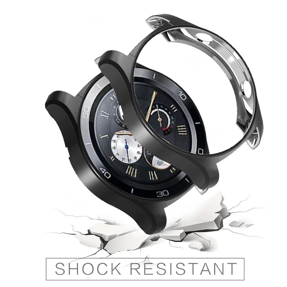 Для HUAWEI WATCH GT 42 мм/46 мм/2 Pro Чехол для часов Мягкий ТПУ гибкий чехол ударопрочный