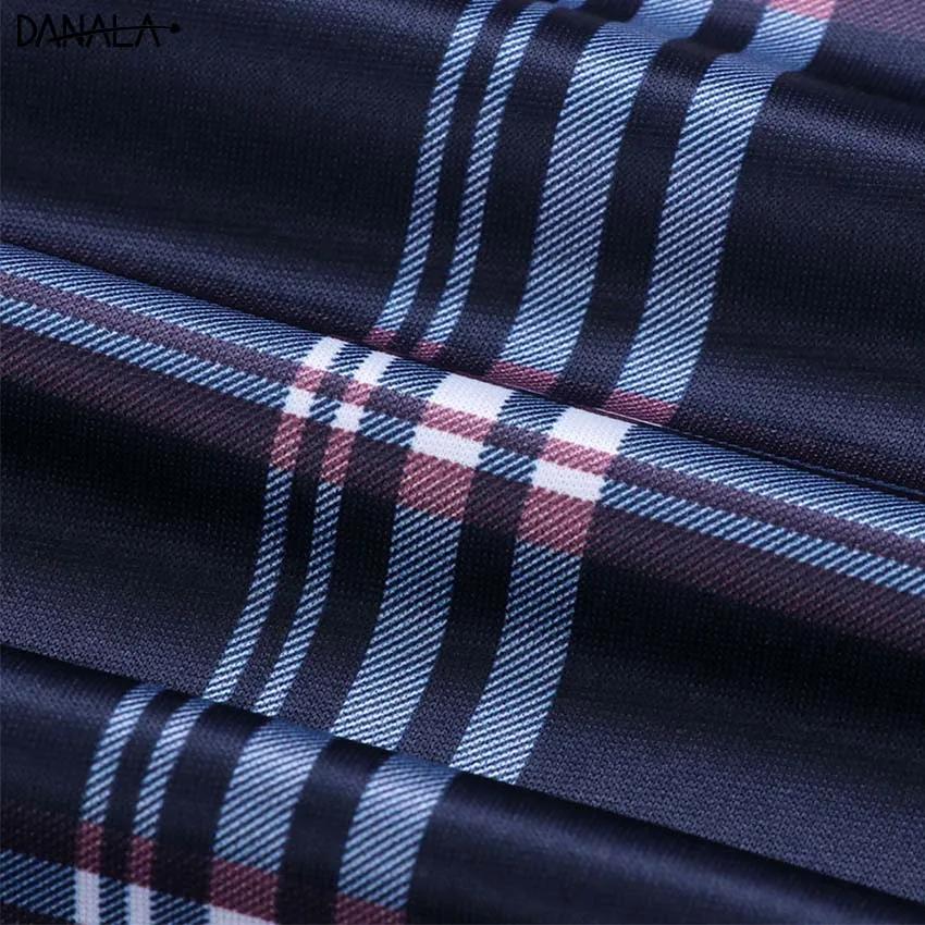DANALA/Повседневные Мужские пижамные комплекты с длинными рукавами удобная ночная