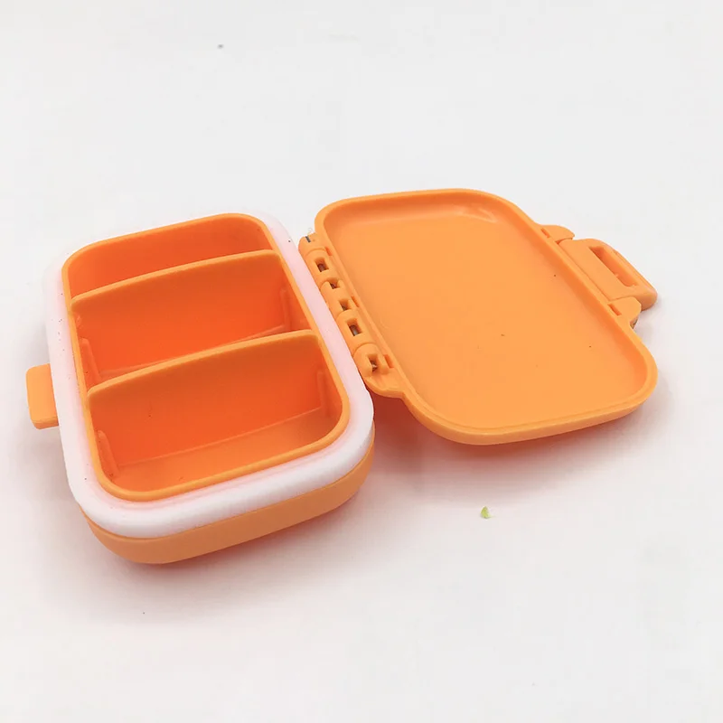 Orange Портативный чехол для таблеток, органайзер, пластиковый контейнер для хранения, чехол для планшета, держатель для таблеток, чехол для таблеток, разветвитель, медицинский ящик, Pastillero - Цвет: Orange