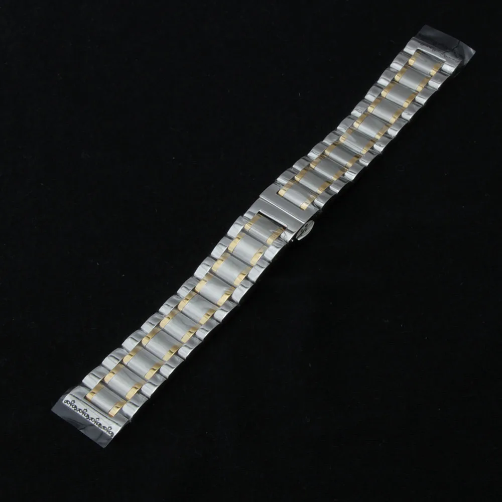 Ремешок из нержавеющей стали для наручных часов изогнутый браслет Seiko 12 мм 14 16 18 19