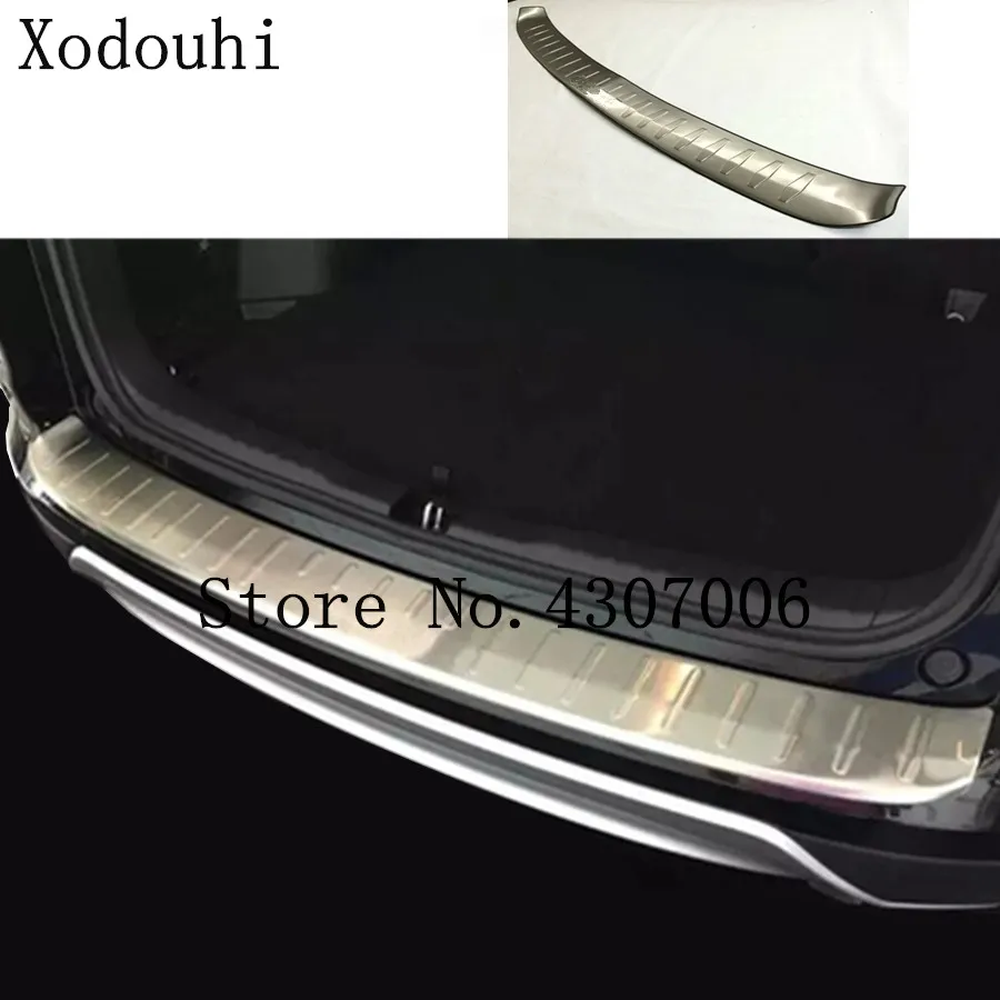 

Car external outside rear bumper trunk trim cover Stainless Steel plate pedal part 1pcs For Honda CRV CR-V 2012 2013 2014