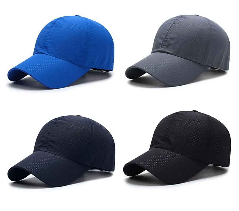 Для мужчин женщин 2018 Лето Snapback быстросохнущая сетки Бейсбол Кепки шляпа солнца