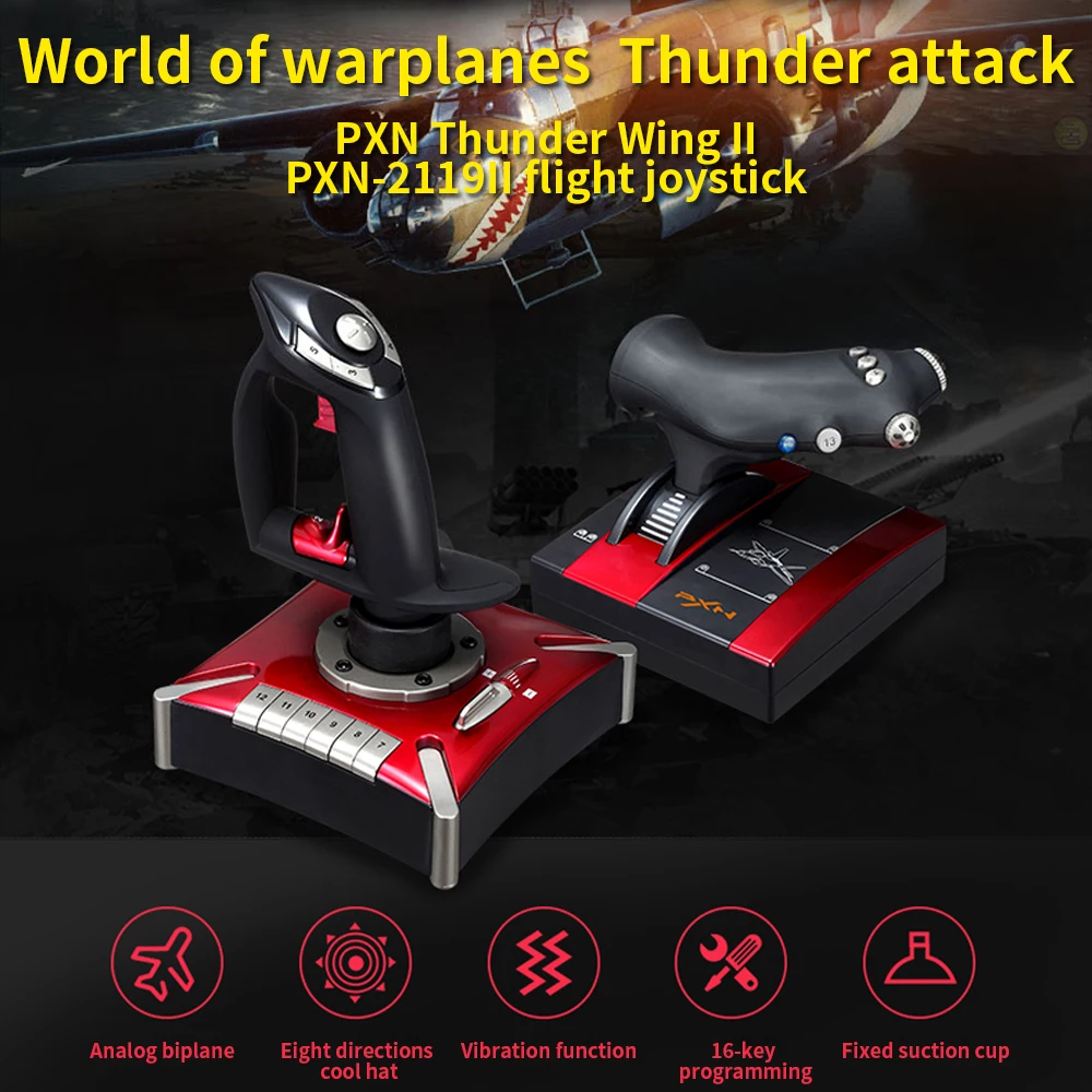 PXN биплан 2 Майкрософт моделирование полета рокер авиация джойстик игра War Thunder Battlefield Ace Air Com