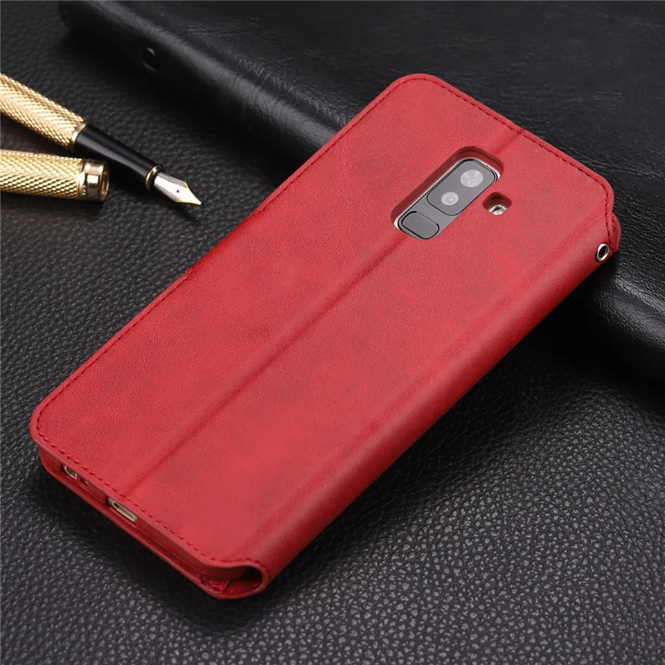 Кожаный чехол кошелек для Xiaomi Redmi 7 6 6A 6Pro 5 Plus с магнитной защелкой и отделениями