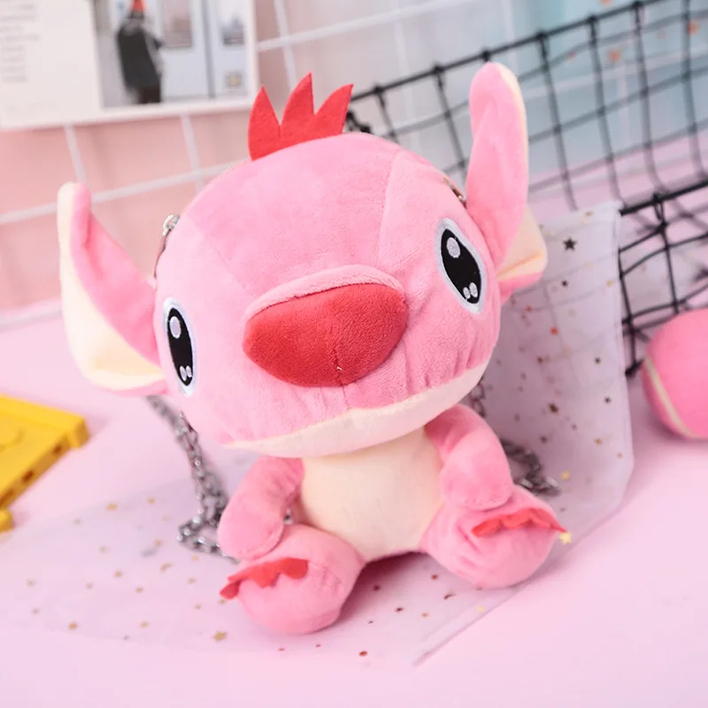 1 шт., 20 см* 15 см* 7 см, 2 цвета, милая синяя сумка, плюшевая игрушка Kawaii, мягкая розовая сумка-мессенджер для девочек и детей