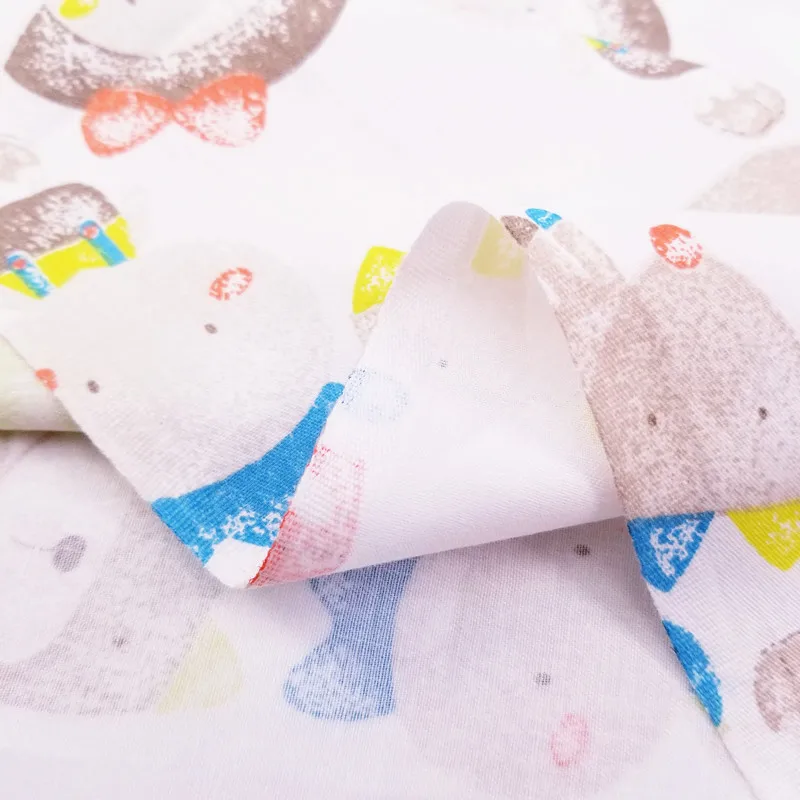 Саржевая ткань из 100% хлопка цветная хлопковая Лоскутная Ткань с принтом для