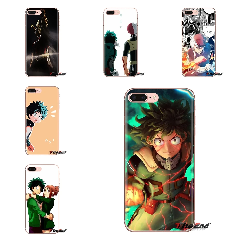 Чехлы из ТПУ для Huawei Nova 2 3 2i 3i Y6 Y7 Y9 Prime Pro GR3 GR5 2017 2018 2019 Y5II Y6II My Hero Boku no academic deku |