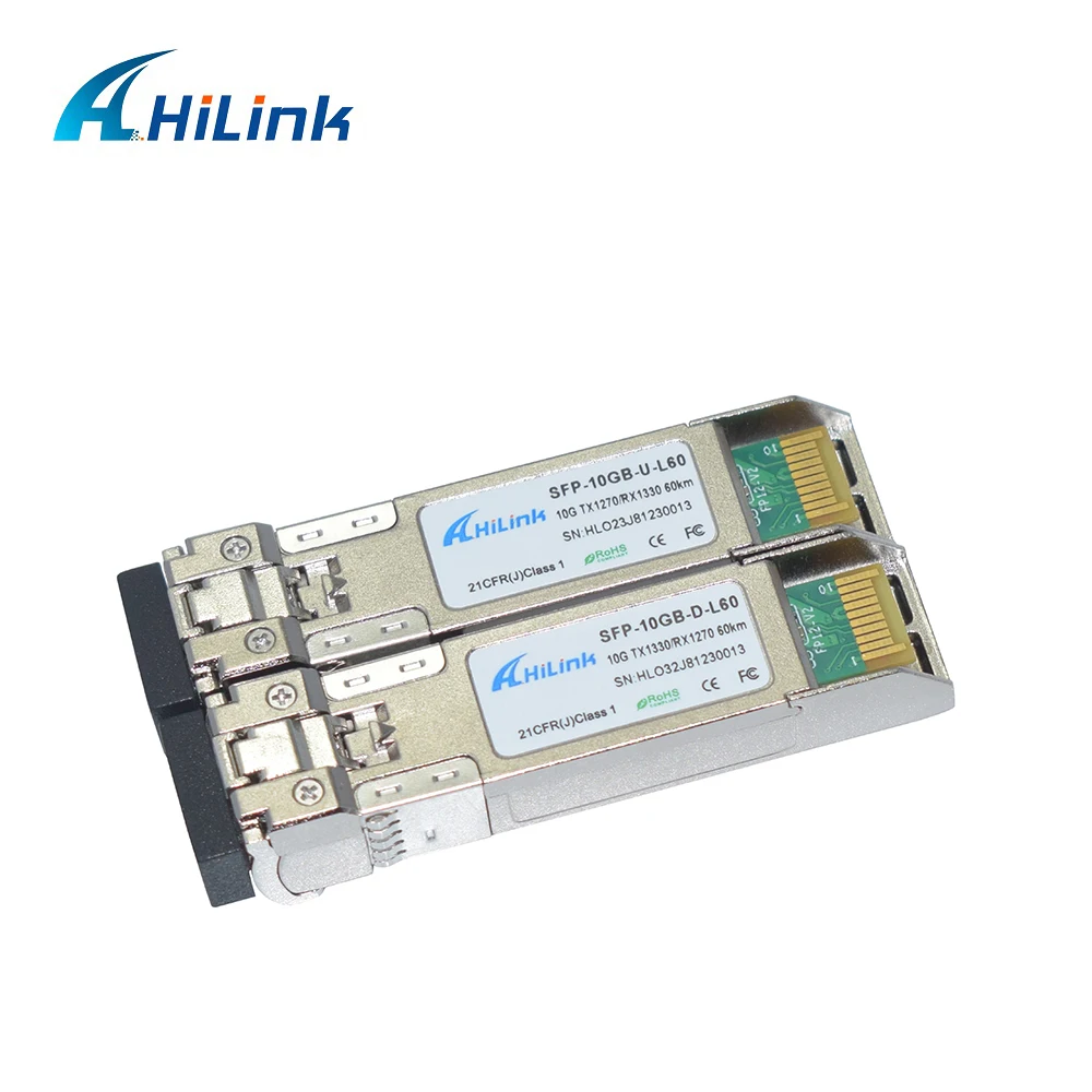 Бесплатная доставка! Sfp + 10G SFP BiDi 60 км одиночное волокно 1270/1330nm LC модуль/волоконно