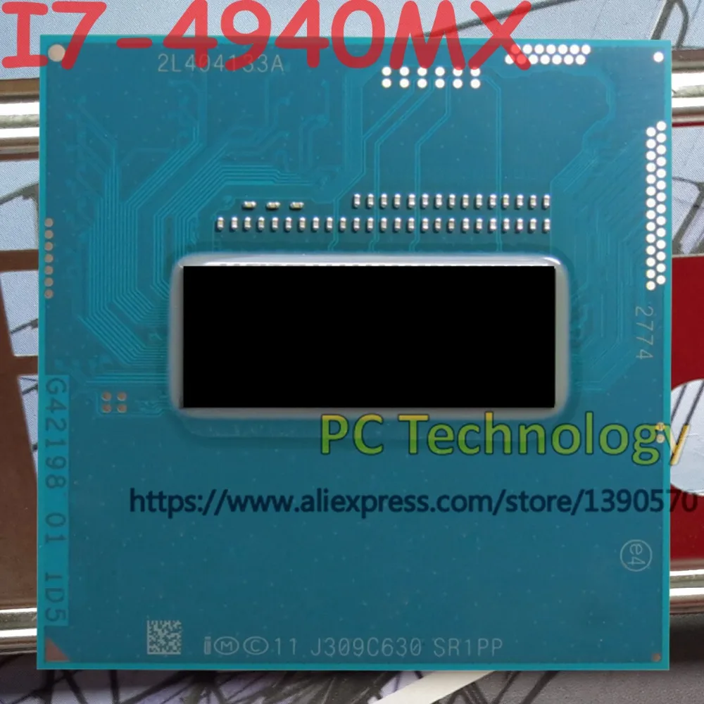 Оригинальный процессор Intel Core Φ SR1PP CPU I7 4940MX 3 1 ГГц 4 0 L3 = 8M Quad core Бесплатная доставка