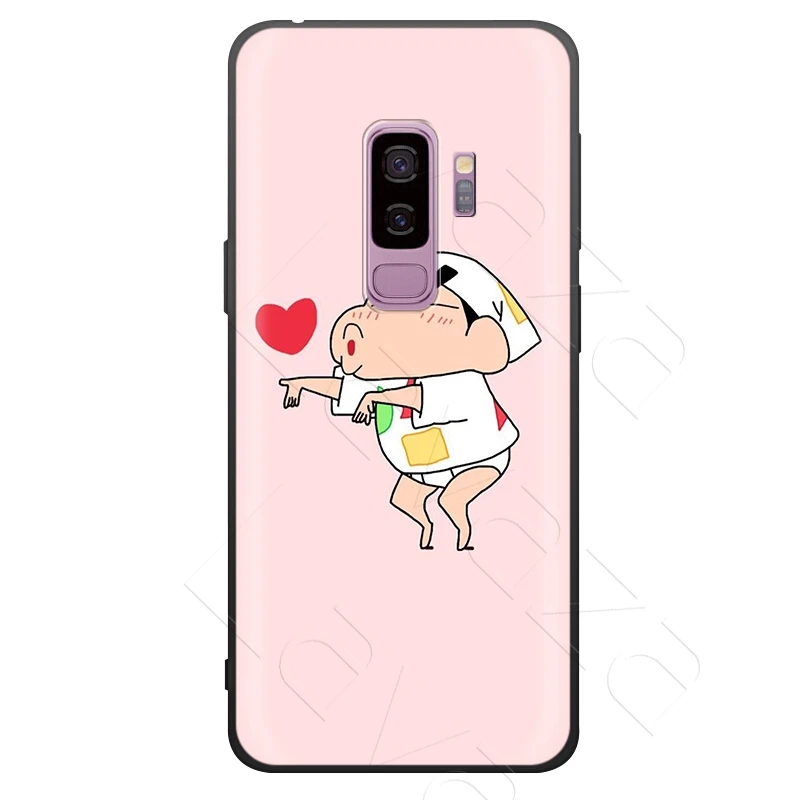 Lavaza Crayon Shin-chan чехол для Samsung Галактики S6 S7 край J6 S8 S9 S10 плюс A3 A5 A6 A7 A8 A9 Note 8 9 |