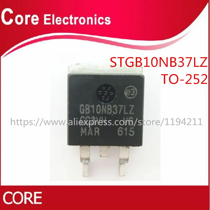 50 шт./лот STGB10NB37LZ GB10NB37LZ 440V 20A 125W D2PAK IC новый|Интегральные схемы| |