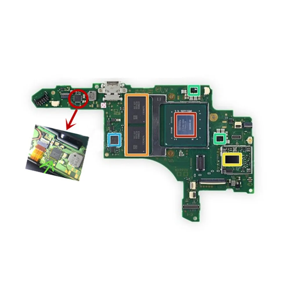 Материнская плата консоль для зарядки IC чип Nintendo Switch NS переключатель Батарея