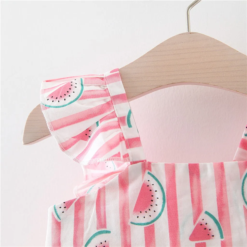 Вечерние платья для малышей новое летнее платье с круглым вырезом девочек на