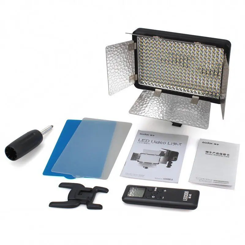 Godox 308Y II LED 3300K видео свет + пульт ручка для DSLR камеры видеокамеры DV|for dslr|video handlegodox