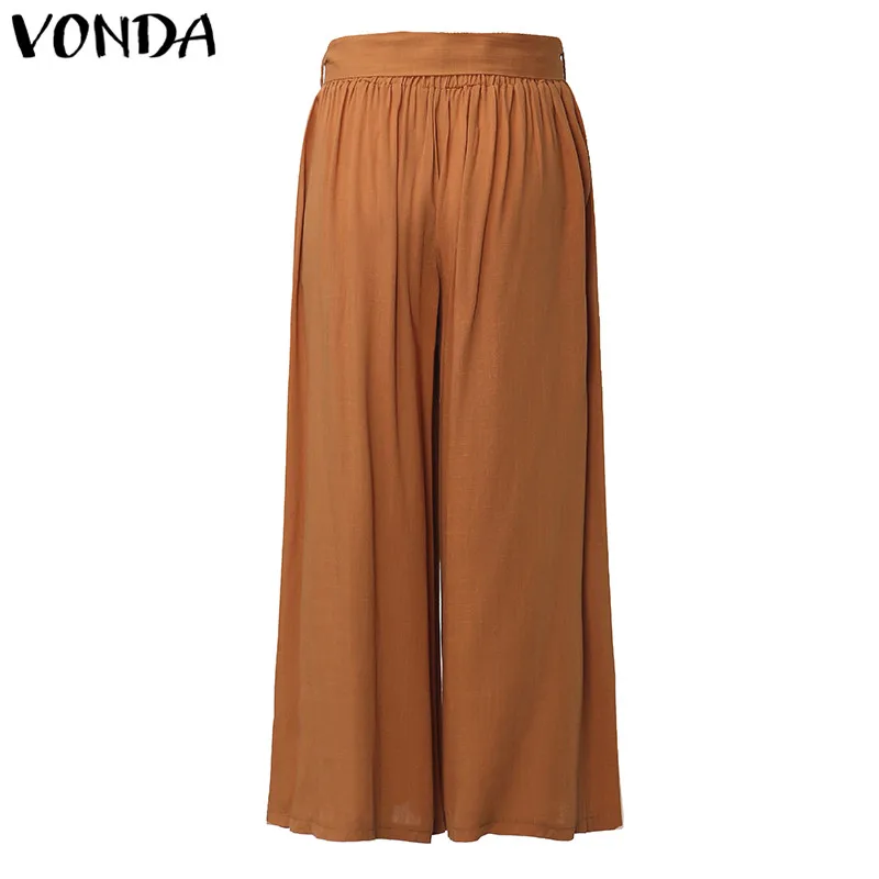 Брюки VONDA для беременных свободные хлопковые брюки большого размера с бантом