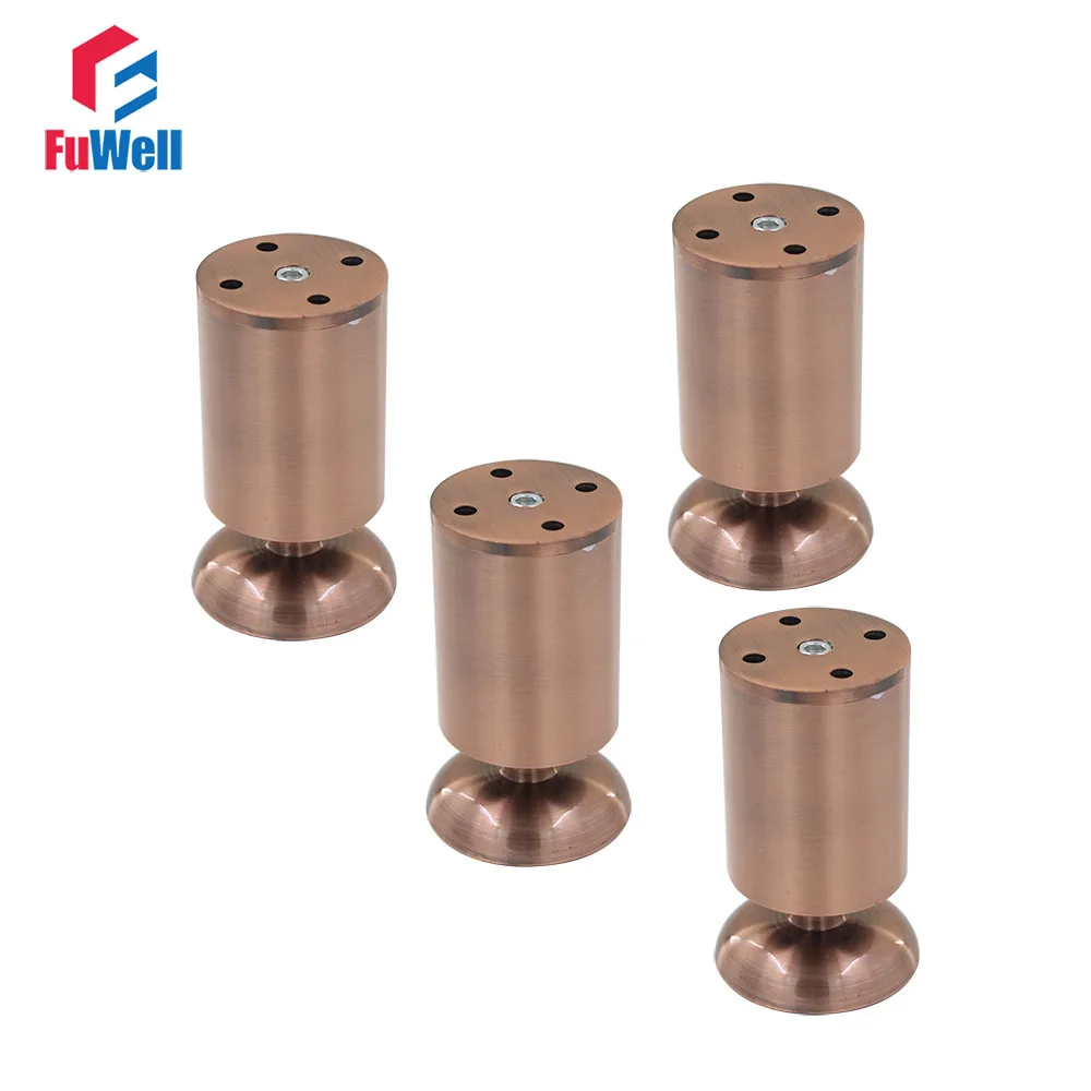 Ножки регулируемые из алюминиевого сплава 100 мм диаметр 50 4 шт.|furniture legs|feet legleveling
