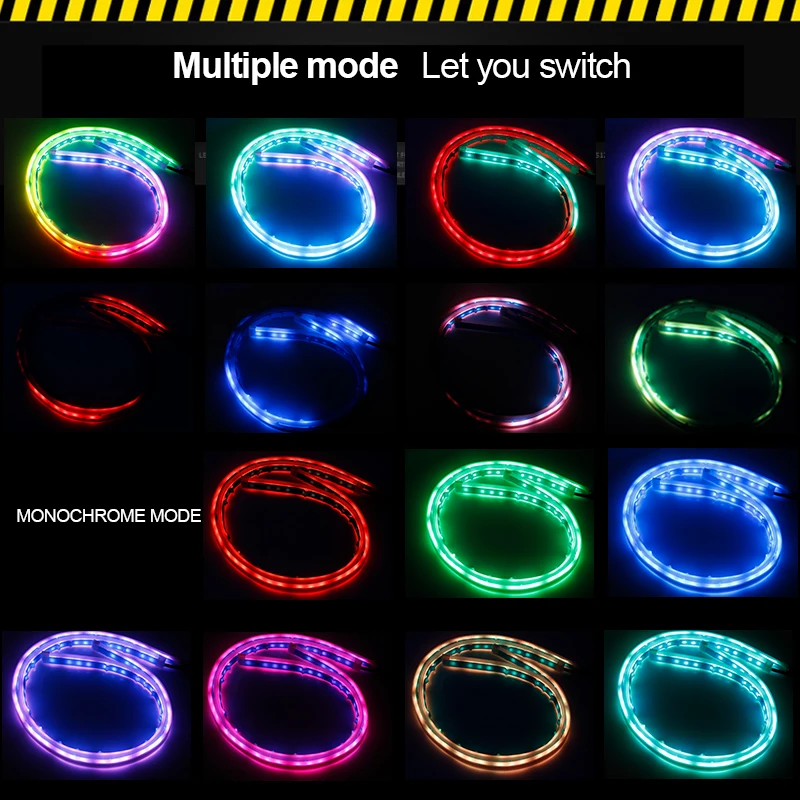 Автомобильные светодиодсветодиодный дневные ходосветильник DRL 12 В красочные