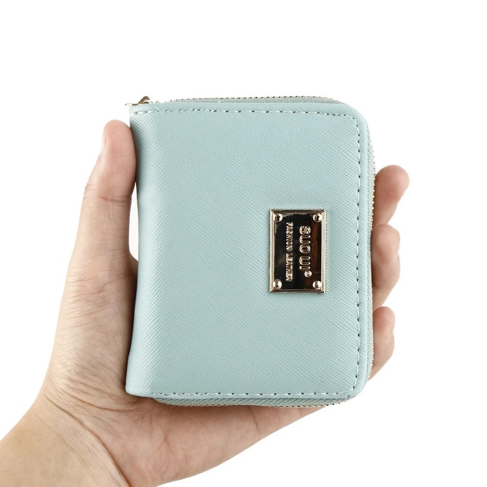 1 шт. новый модный женский кошелек конфетного цвета из искусственной кожи 2