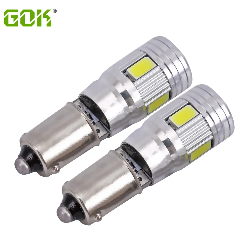 

Бесплатная доставка 2 шт./лот BA9S led 6smd 5630 5730 led CANBUS led Error Free t4w ba9s LED лампа для чтения автомобильный источник освещения