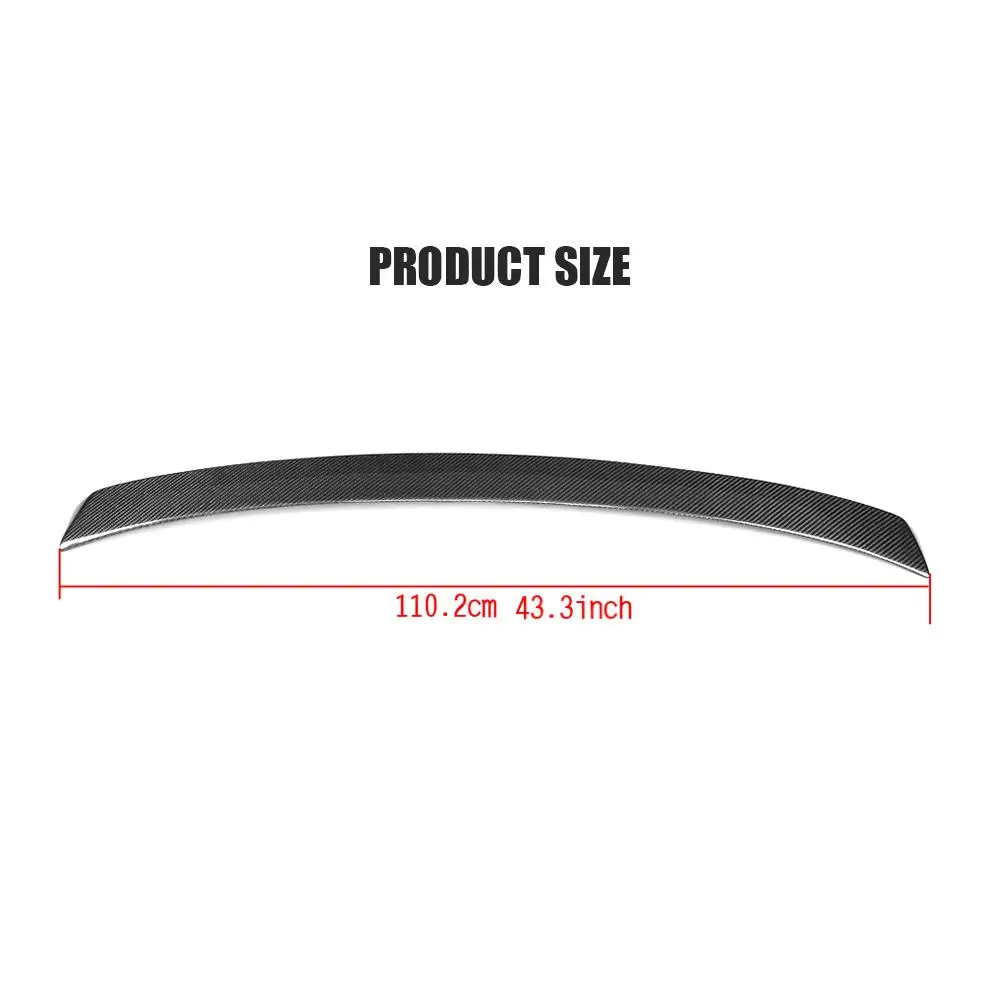 Спойлер на заднюю крышу из углеродного волокна наклейка окно крыло багажник