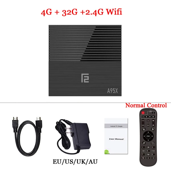 32G 2.4G Wifi Android Tv Box A95X F2 Android 9,0 Amlogic S905X2 4 Гб 64 ГБ 32 ГБ Smart Tv 2,4G/5G Wifi BT 4K медиаплеер для YouTube Netflix - Цвет: 32G 2.4G Wifi