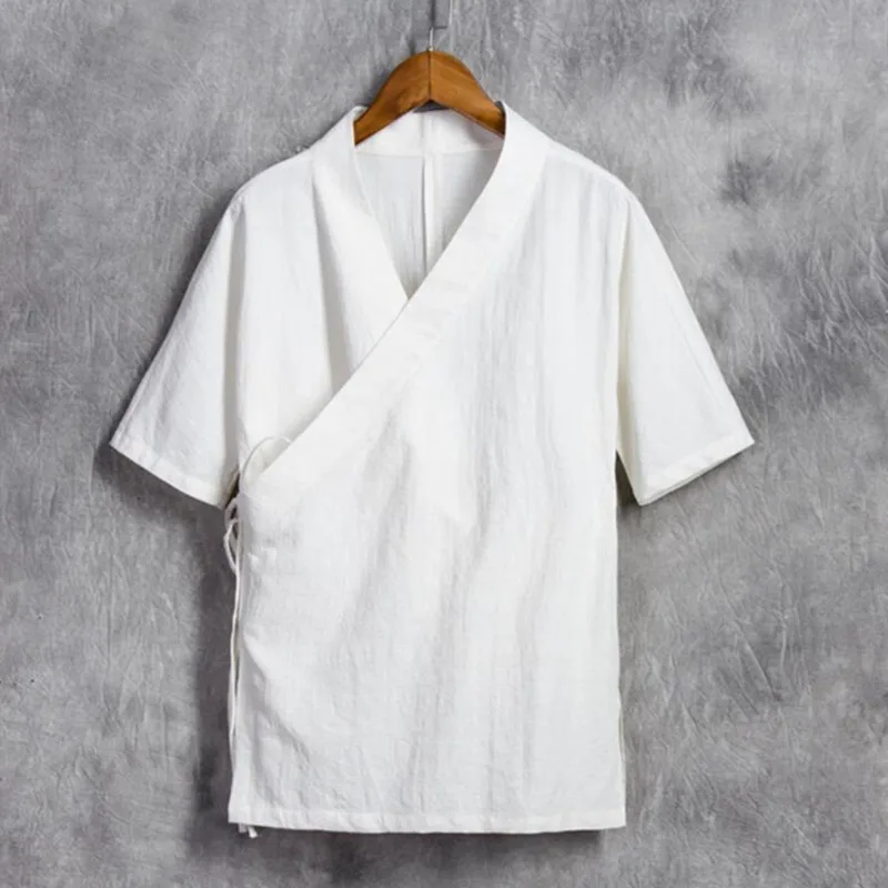 Мужская рубашка с коротким рукавом в китайском стиле|short sleeve shirt|shirt chinesekung fu short |