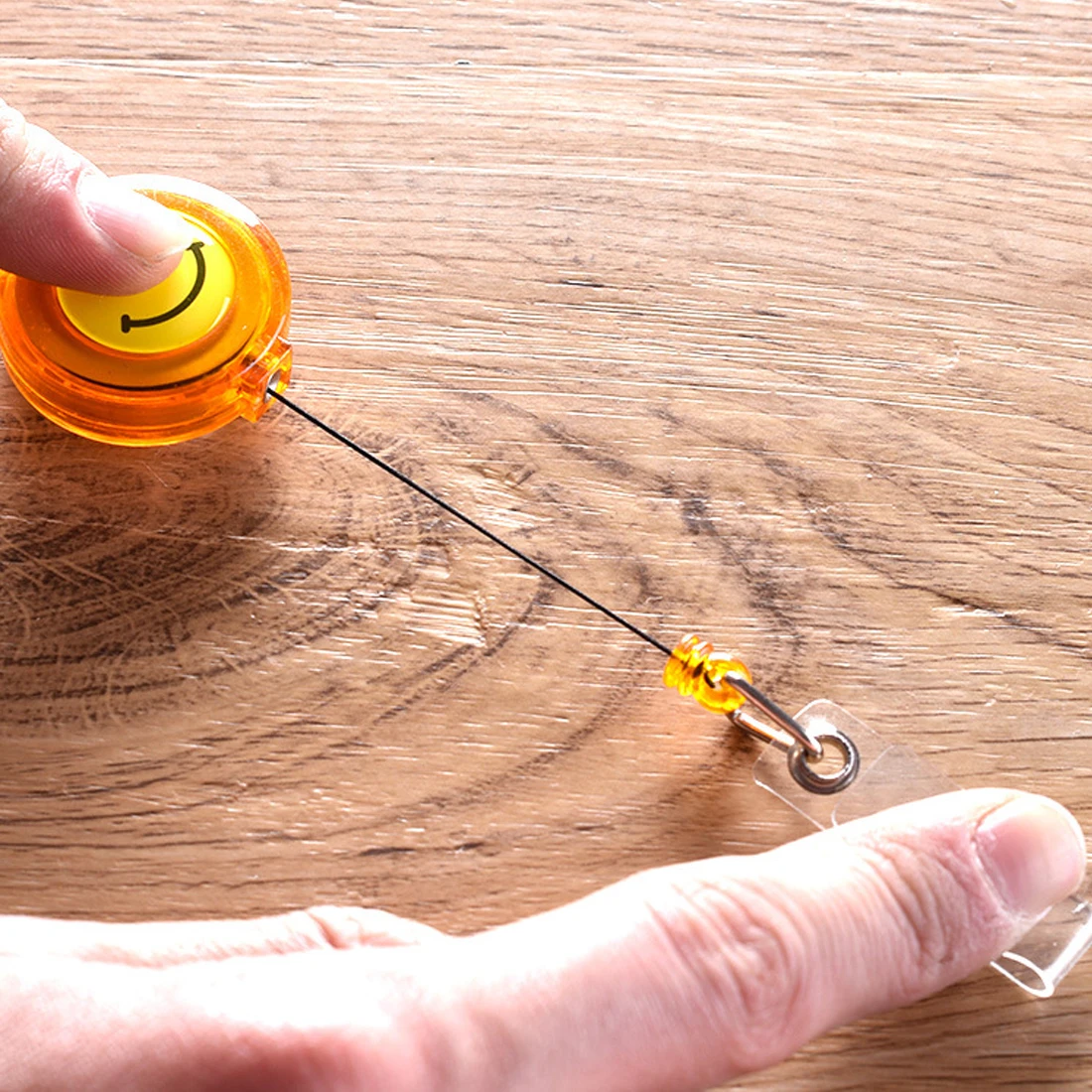 Компактный держатель FangNymph со смайликом идентификационный номер визитница