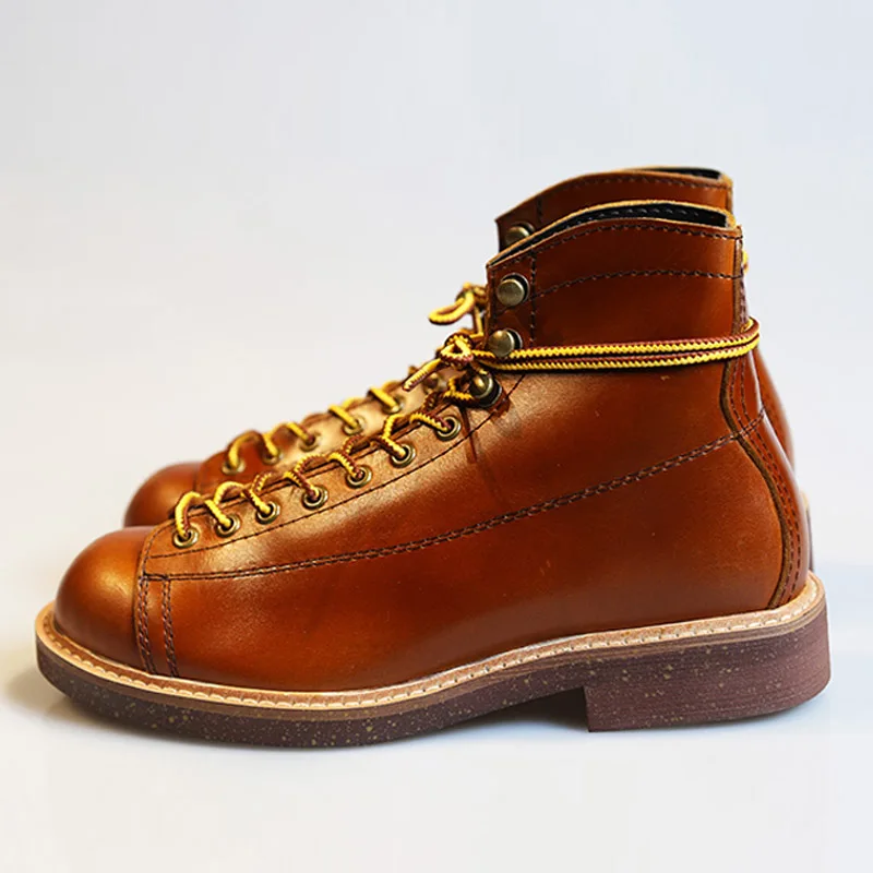 Мужские Ботильоны из натуральной кожи с круглым носком | Обувь