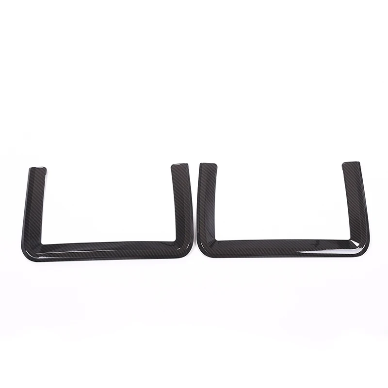 Carbon fiber Style ABS Plastic Rear Row Seat Frame Trim For Land Rover Discovery Sport 2015-2017 Car-Styling Auto Accessories | Автомобили