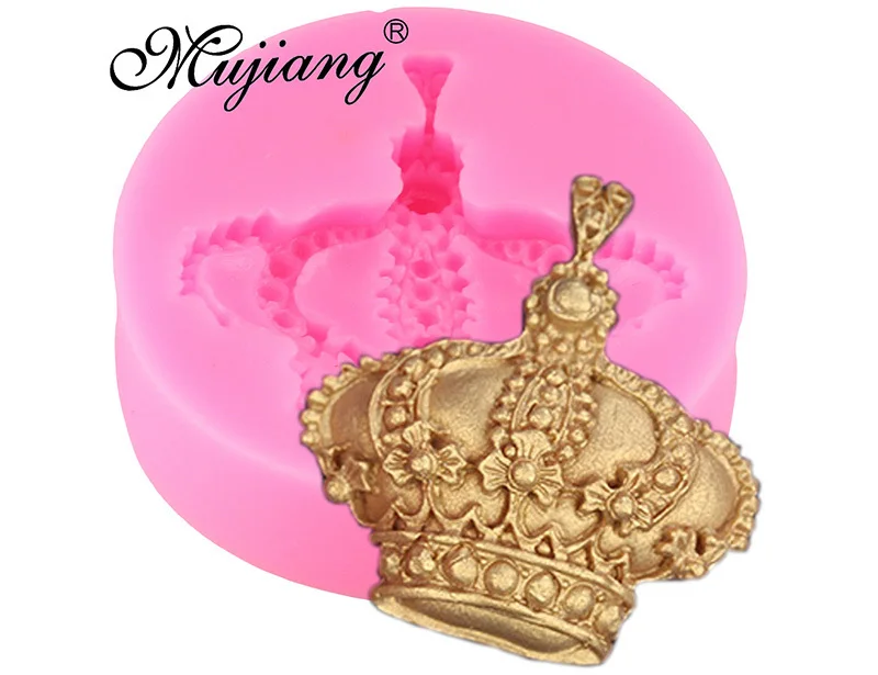 3D Imperial Crown Silicone Cake Molds Fondant Cake Decorating Tools Gumpaste Chocolate Fimo Clay Candy Moulds XL150