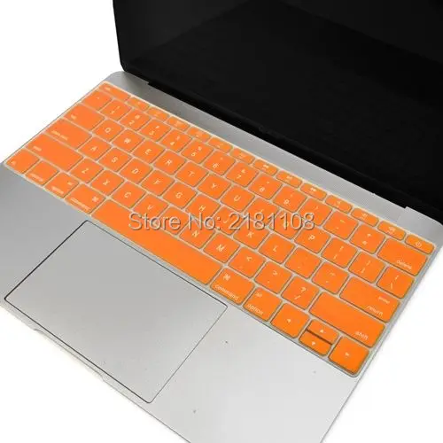 2 шт./лот силиконовая клавиатура Обложка кожи для нового Macbook 1" с retina модель A1534 США Версия