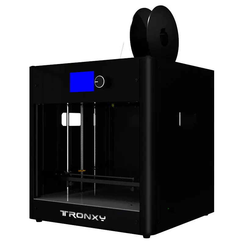 Tronxy C5 настольный 3d принтер Высокая точность двойной оси Z стержни с ЖК-экраном размер печати 210*210*210 мм Поддержка TF карты USB