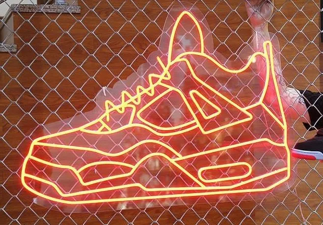 Неоновый светильник для обуви под заказ - Испускаемый цвет: Shoe