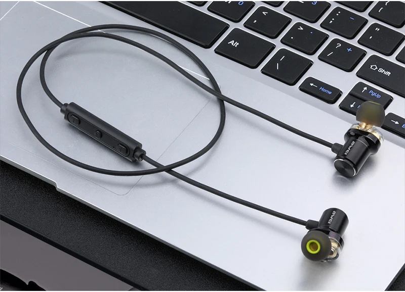 AWEI X650BL двойной драйвер беспроводной Bluetooth HiFi наушники-вкладыши HD глубокий бас звук Fone de ouvido Bluetooth с микрофоном