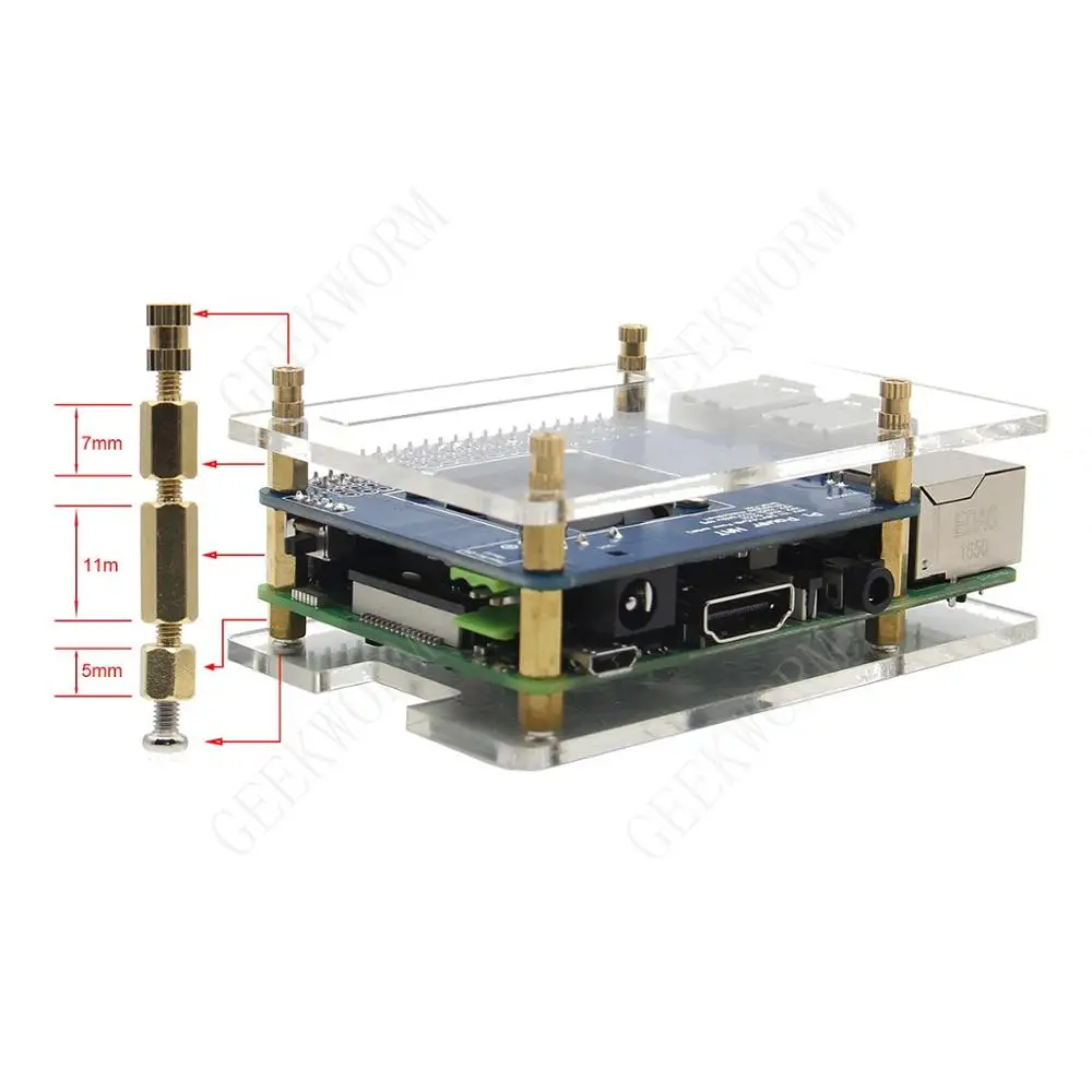 Raspberry Pi 3 Model B + Программируемый Умный вентилятор с контролем температуры и плата